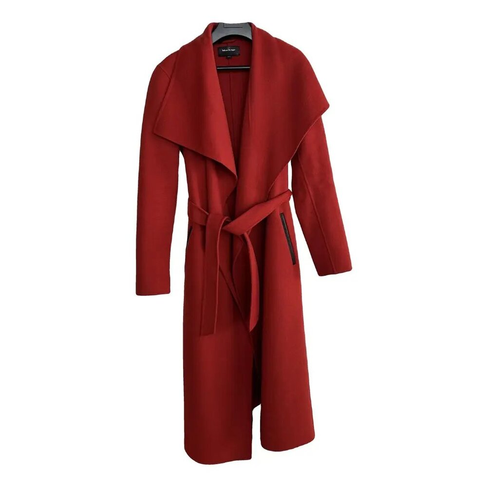 Mackage  Mai Wool Coat in Red Size XS